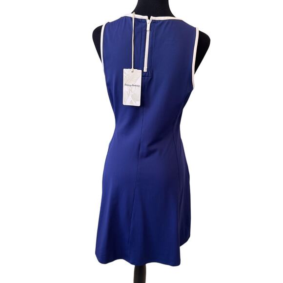 New TOMMY BAHAMA Women's Blue Aubrey Fit & Flare Mini Dress Size XS - Picture 7 of 9